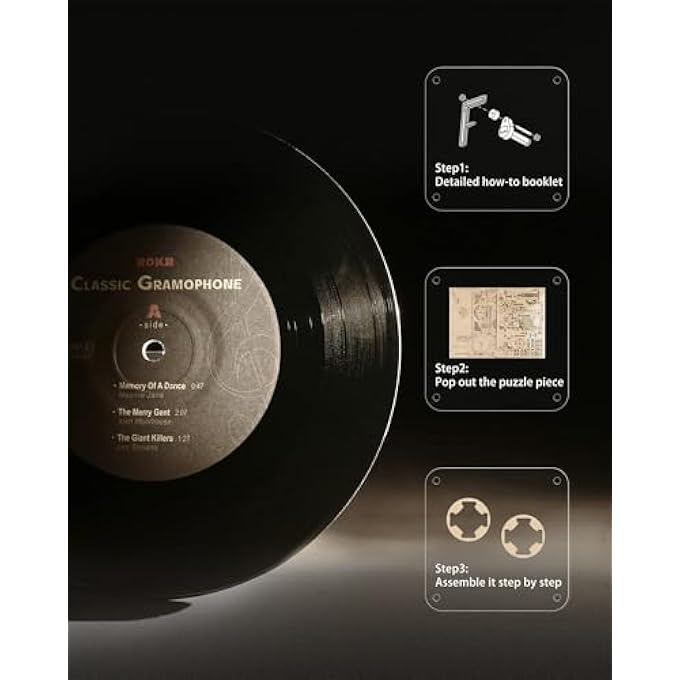 3D WOODEN PUZZLES FOR ADULTS-MODEL BUILDING KIT FOR ADULTS TO BUILD-424PCS DIY WOOD CRAFT KIT-ROOM DECOR FOR MEN AND WOMEN - Image 4